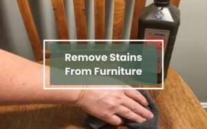 remove stains from frniture