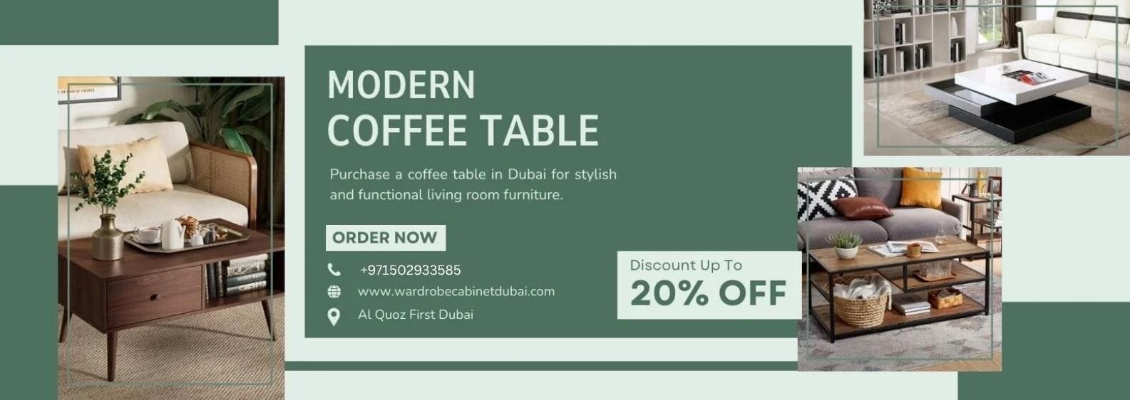 Custom Made Coffee Table Dubai