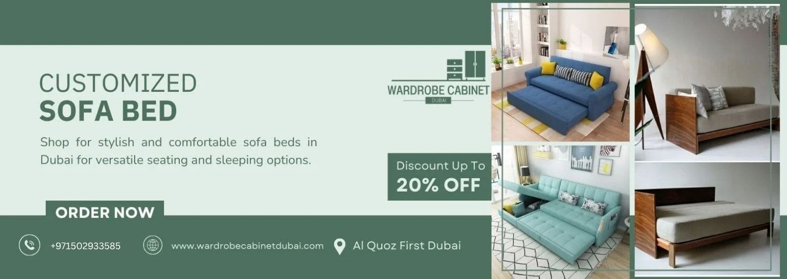 Custom Made Sofa Bed Dubai